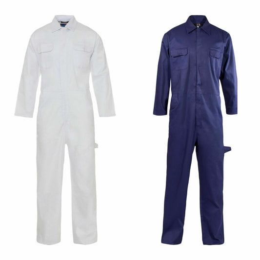 Mens Poly Cotton Coverall Workwear Welder Mechanic Overall Boiler Suit Plus Size